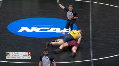 285 lb R16, Nathan Traxler, Virginia Tech vs Mason Parris, Michigan