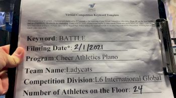 Cheer Athletics - Ladycats [L6 International Global] 2021&nbsp;MG Extravaganza Virtual Nationals