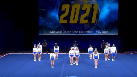 Midwest Cheer Elite - Columbus - ViNTage [2021 L6 International Open Coed Non Tumbling Semis] 2021 The Cheerleading Worlds