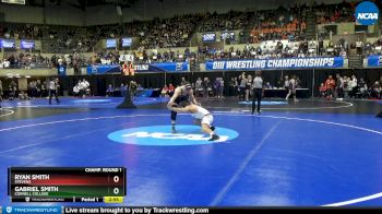 157 lbs Prelim Round 1 - Gabriel Smith, Cornell College vs Ryan Smith, Stevens