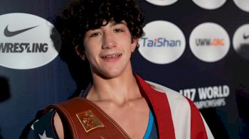 Paul Kenny USA 2023 U17 World men's freestyle champion 48 kg