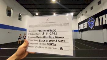 Cheer Athletics - Denver - Black Diamond Cats [L6 International Open - NT] 2021 USA All Star Virtual Championships