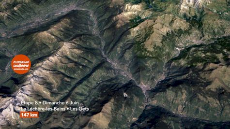 2021 Criterium Du Dauphine Stage 8 Flythrough