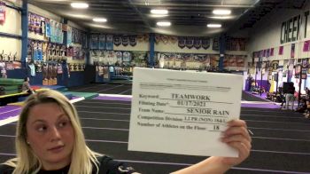 Tri-Town Competitive Cheerleading - Senior Rain [L2 Performance Recreation - 18 and Younger (NON)] 2021 Varsity Recreational Virtual Challenge II