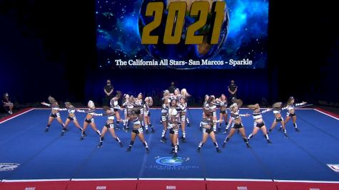 The California All Stars- San Marcos - Sparkle [2021 L6 International Open Non Tumbling Semis] 2021 The Cheerleading Worlds