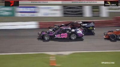 Highlights | NASCAR Modifieds Twin 25s at Bowman Gray Stadium