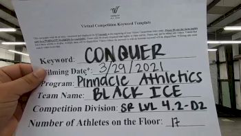 Pinnacle Athletics - Black Ice [L4.2 Senior - D2] 2021 Varsity All Star Winter Virtual Competition Series: Event V