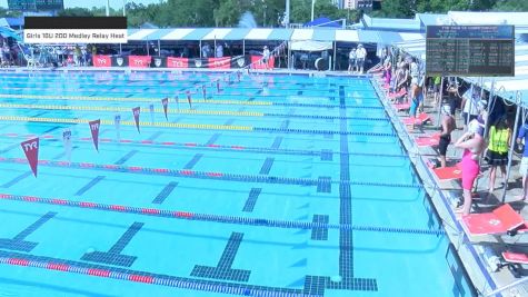 2019 ISCA TYR International Senior Cup - July 31 - Girls 16U 200 Med Relay | West Starting Blocks