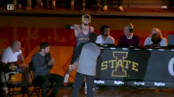 157 lbs Alex Hornfeck (West Virginia) vs Grant Stotts (Iowa State)