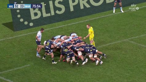 Teariki Ben-Nicholas with a Try vs NSW Waratahs