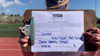 Aliso Niguel High School [Dance Varsity - Small] 2021 USA Virtual Dance Winter Series #2