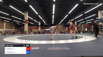 68kg Semifinal Lydia Krauss MI (Simmons Academy Of Wrestling) VSU Aspen Barber CO (Betterman Elite Wrestling)