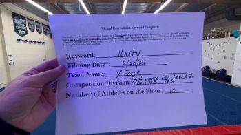 Santa Monica Athletix Xtreme - X-Force [L2 Performance Recreation - 18 and Younger (NON) - NB] 2021 Varsity Rec, Prep & Novice Virtual Challenge IV