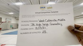 West Collierville Middle School [Game Day Junior High] 2021 UCA December Virtual Regional