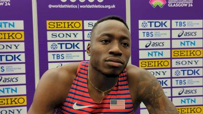 Grant Holloway Going For The 60m Hurdles Win, Not Times At World Indoor Championships