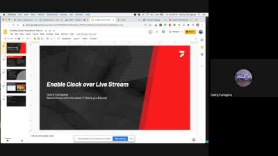 Live Stream Clock