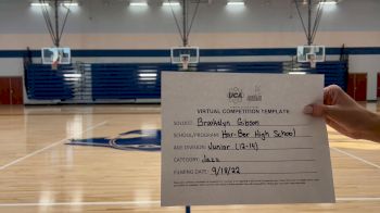 Har-Ber High School - Brookelyn [Junior Solo - Jazz] 2022 UDA Virtual Solo Showdown