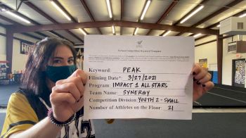 IMPACT ONE Allstars - Synergy [L2 Youth - Small] 2021 The Regional Summit Virtual Championships