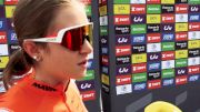 Simone Boilard Bandaged & Bruised, But Continues In Tour de France