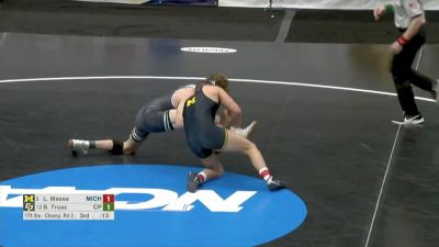 174 R16, Logan Massa, Michigan vs Bernie Truax, Cal Poly