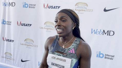 Morolake Akinosun Was Surprised By All The Scratches In The Women's 100m Final