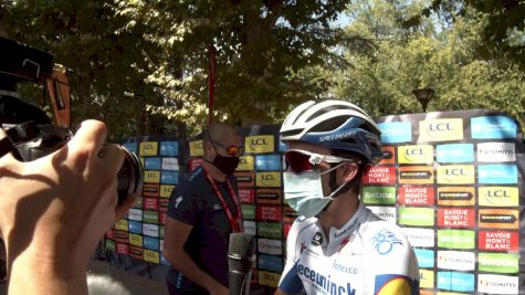 Julian Alaphilippe Before Stage 2 of Dauphine (French)