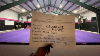 Maine Stars - Glory [L6 Senior Coed - Xsmall] 2021 Spirit Festival Virtual Nationals