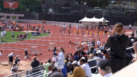 100 Meter Hurdles - University:College Women (Timed Final) Heat 3