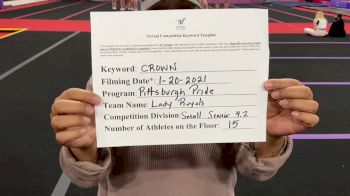 Pittsburgh Pride All Stars - Lady Royals - Lady Royals [L4.2 Senior] 2021 Spirit Unlimited: Virtual Battle at the Boardwalk