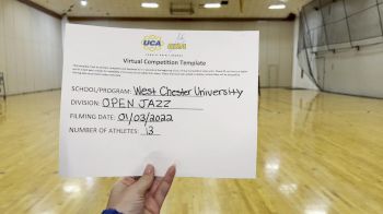 West Chester University - Dance Team [Open - Jazz] 2022 UDA Battle of the Northeast Virtual Dance Challenge