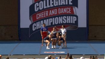 California Baptist University - Taylor, Lauren, Carissa, McKina [2023 Group Stunt] 2023 NCA & NDA College National Championship