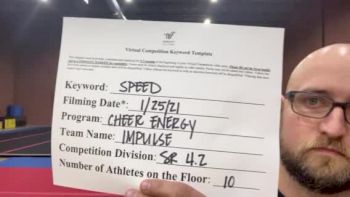 Cheer Energy All Stars - Impulse [L4.2 Senior - D2 - Small] 2021 Varsity All Star Winter Virtual Competition Series: Event I