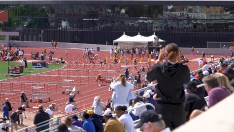 100 Meter Hurdles - University:College Women (Timed Final) Heat 2