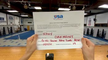 Oakmont High School [Coed Varsity Show Cheer Non Tumbling Advanced] 2021 USA Virtual Spirit Regional I