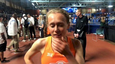 OK State's Taylor Roe After Her Stunning Victory In The NCAA 3k