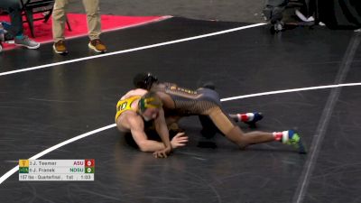 157 lb Quarterfinal, Jacori Teemer, Arizona State vs Jared Franek, North Dakota State