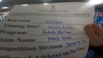 Rebels Elite - Pitch Black [L4 Junior - D2] 2021 Athletic Championships: Virtual DI & DII