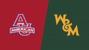 2021 American University vs William & Mary - Men's