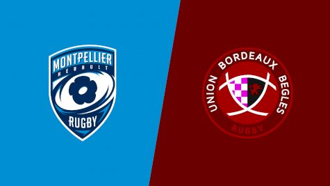 2022 Montpellier Herault Rugby vs Union Bordeaux Begles