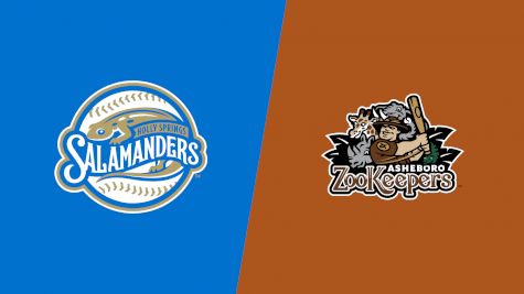 2023 Holly Springs Salamanders vs Asheboro ZooKeepers