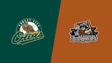 2023 Forest City Owls vs Asheboro ZooKeepers