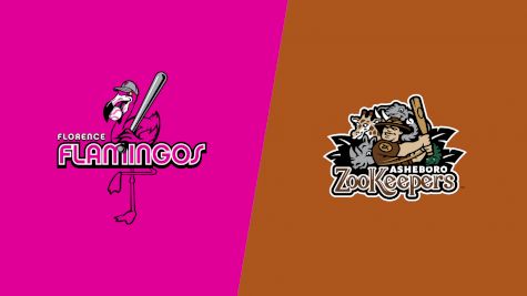 2023 Florence Flamingos vs Asheboro ZooKeepers - Doubleheader