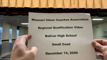 Bolivar High School [Small Varsity Coed] 2020 UCA Virtual Regional