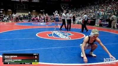 3A-106 1st Place Match - Noah Brown (Gordon Lee) vs Adonnis Sanchez (Coahulla Creek)