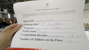 North East Cheer All-Stars - Power [L2 - U17] 2021 Virtual JAMfest Europe