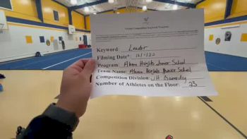 Alamo Heights JH School [Game Day Junior High] 2020 UCA Southwest Virtual Regional