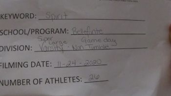 Bellefonte Area High School [Game Day Varsity - Non-Tumble] 2020 UCA Allegheny Virtual Regional