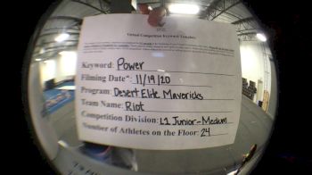 Desert Elite Mavericks - Riot [L1 Junior - Medium] Varsity All Star Virtual Competition Series: Event V