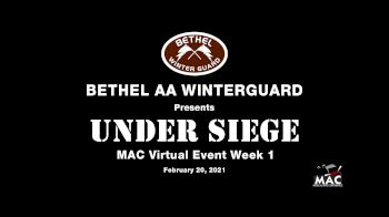 Bethel AA Winterguard - Under Siege