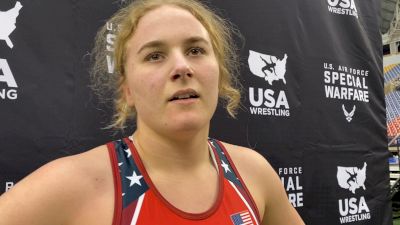 Brooke Huffman, 16U Girls' Folkstyle Nationals Champion at 190 lbs.